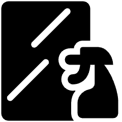 Window Mirror Cleaning Spray Icon from Ultimate Bold Set