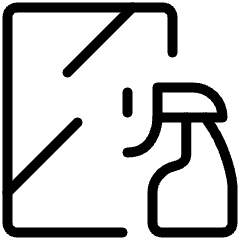 Window Mirror Cleaning Spray Icon from Ultimate Light Set