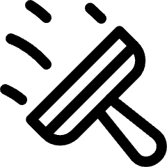 Window Mirror Cleaning Wiper 1 Icon from Ultimate Regular Set