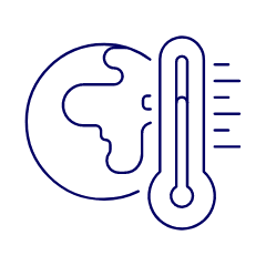 World Temperature Illustration from UX Line Set