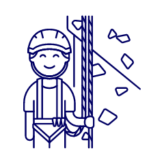Sports Climbing 4 Illustration from UX Line Set
