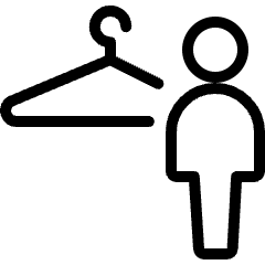 Locker Room Hanger Man Icon from Ultimate Light Set