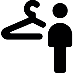 Locker Room Hanger Man Icon from Ultimate Bold Set