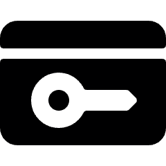 Locker Room Key Icon from Ultimate Bold Set