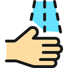 Locker Room Wash Hands 1 Icon from Ultimate Colors Set