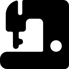 Clothes Design Sewing Machine Icon from Ultimate Bold Set