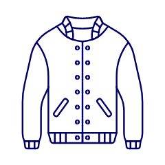 Baseball Jacket Illustration from UX Line Set