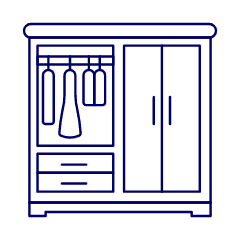 Closet Illustration from UX Line Set