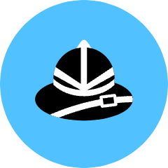 Explorer Hat Icon from Kameleon Pop Set