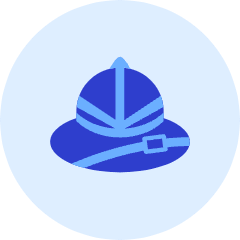 Explorer Hat Icon from Kameleon Duo Set