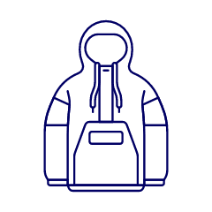 Hoodie Illustration from UX Line Set