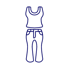 Jeans TANK TOP Illustration from UX Line Set