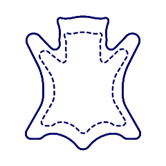 Leather PATCH Illustration from UX Line Set