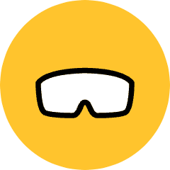 Safety Glasses Icon from Kameleon Pop Set