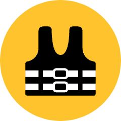 Safety Vest Icon from Kameleon Pop Set