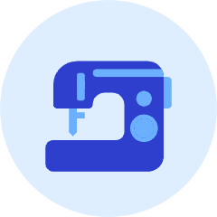 Sewing Machine Icon from Kameleon Duo Set