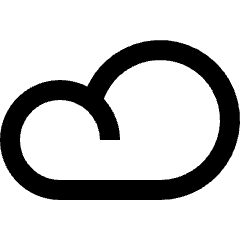 Cloud Icon from Nova Line Set