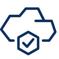 Cloud Check Icon from Cyber Line Set