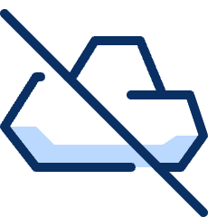 Cloud Disable Icon from Cyber Duotone Set