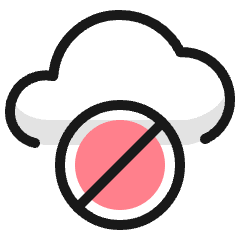 Cloud Disable Icon from Ultimate Colors Set