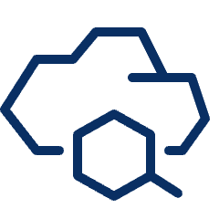 Cloud Find Search Icon from Cyber Line Set