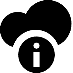 Cloud Information Icon from Nova Solid Set