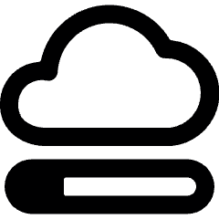 Cloud Loading 1 Icon from Ultimate Bold Set
