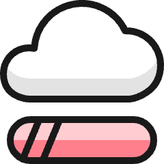 Cloud Loading 1 Icon from Ultimate Colors Set