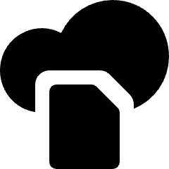 Cloud Memory Sd Card Icon from Nova Solid Set