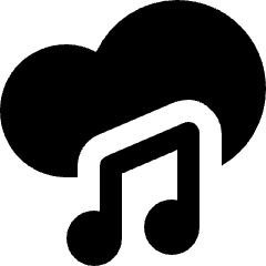 Cloud Music Song Audio 1 Icon from Nova Solid Set