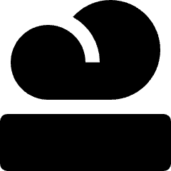 Cloud Progress Complete Icon from Nova Solid Set