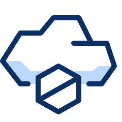 Cloud Remove Icon from Cyber Duotone Set