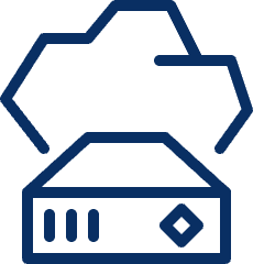 Cloud Server 2 Icon from Cyber Line Set