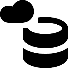 Cloud Server Icon from Nova Solid Set