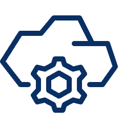 Cloud Setting Icon from Cyber Line Set