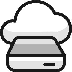Cloud Storage Drive Icon from Ultimate Colors Set