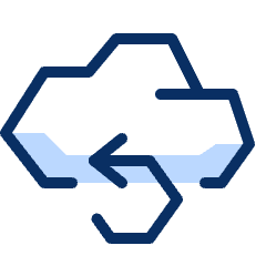 Cloud Sync Icon from Cyber Duotone Set