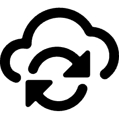 Cloud Sync Icon from Ultimate Bold Set