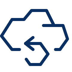 Cloud Sync Icon from Cyber Line Set