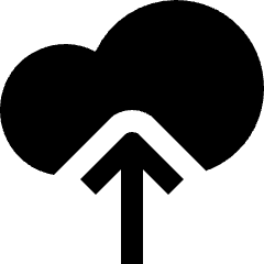 Cloud Upload Icon from Nova Solid Set