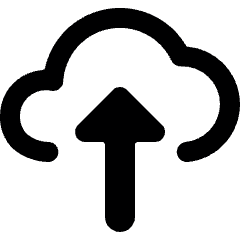 Cloud Upload Icon from Ultimate Bold Set