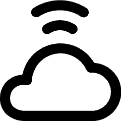 Cloud Wifi Icon from Ultimate Bold Set
