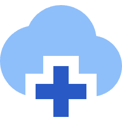 Cloud Add Icon from Sharp Flat Set