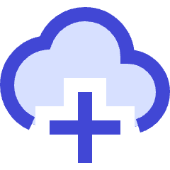 Cloud Add Icon from Sharp Duo Set