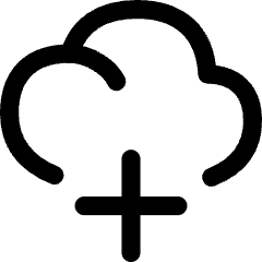 Cloud Add Icon from Flex Line Set