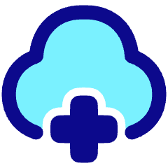 Cloud Add Icon from Plump Pop Set