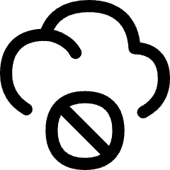 Cloud Block Icon from Flex Line Set