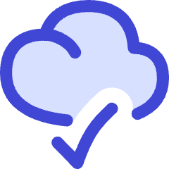 Cloud Check Icon from Flex Duo Set