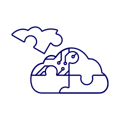 Cloud Computing 2 Illustration from UX Line Set
