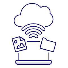 Cloud Connecting 12 Illustration from UX Line Set